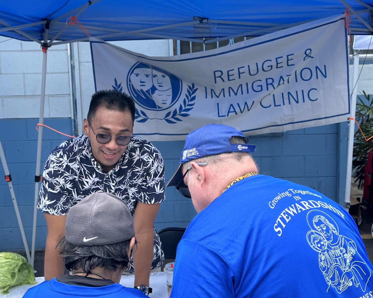 Danicole Ramos at a Refugee & Immigration Law Clinic